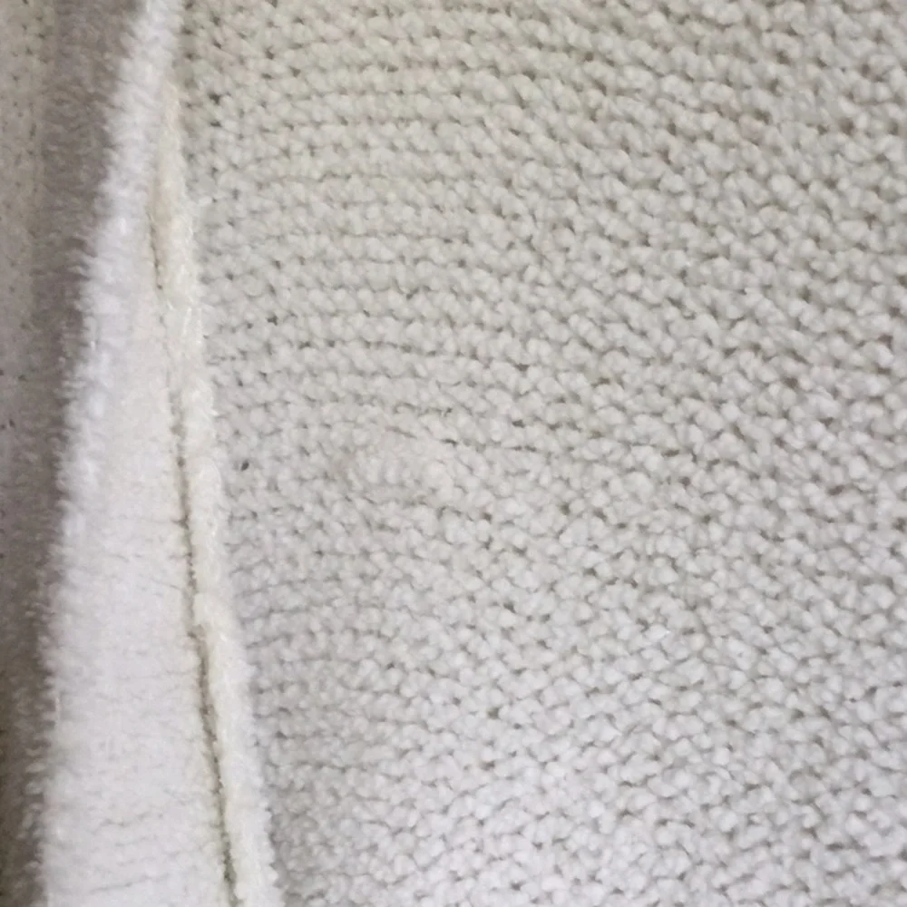 Sonoma Oversized Soft V-Neck Sweater, off-white, labeled size XL - Picture 4 of 8